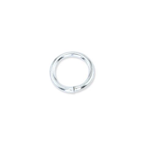 A Pack Of 144 8mm Silver Plated Jump Rings In 22g