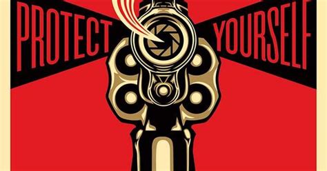 Protect Yourself Shepherd Fairey Pinterest Camera Aperture And