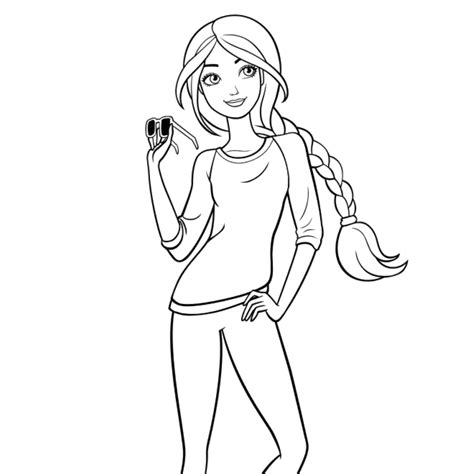 Barbie Coloring Pages Colouring Pages Coloring Books Digital Art
