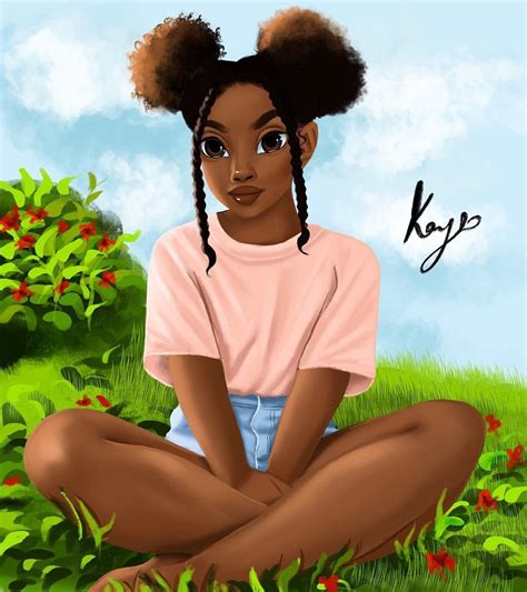 Cute Afro Girl Anime Wallpapers Wallpaper Cave