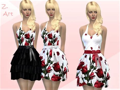 The Sims Resource Summer Dress By Zuckerschnute20 Sims 4 Downloads