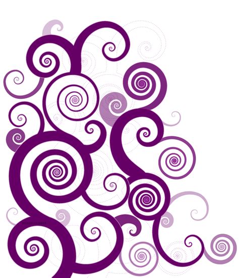 Purple Swirls Border Clipart Best Clipart Best