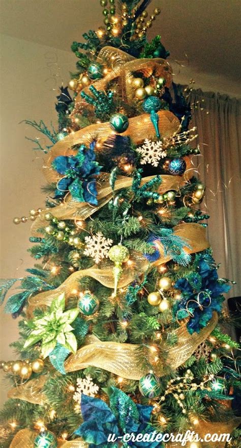 Maybe you would like to learn more about one of these? Michaels Dream Tree Challenge - Peacock Christmas Tree