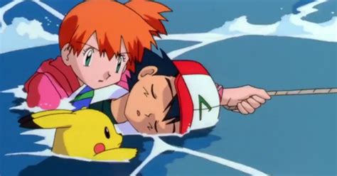 a famous misty x ash scene made pokemon s original writer very angry ash and misty pokemon