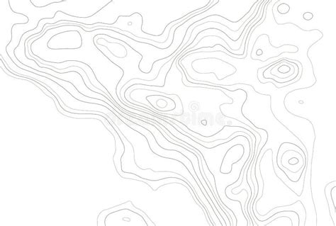 Topografische Kaart Contourachtergrond Verhoging Topografische Kaart Contourmap Vector