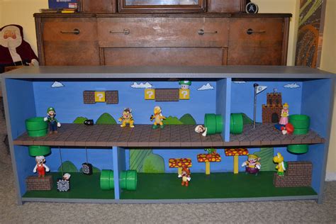 Super Mario Brothers I Made This From An Old Shelf In Our Basement