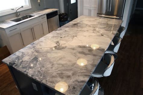 Gray Granite Countertops Metallic Epoxy Floor Resin Countertops