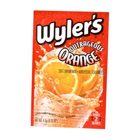 Wylers Outrageous Orange Drink Mix Sachet 65g