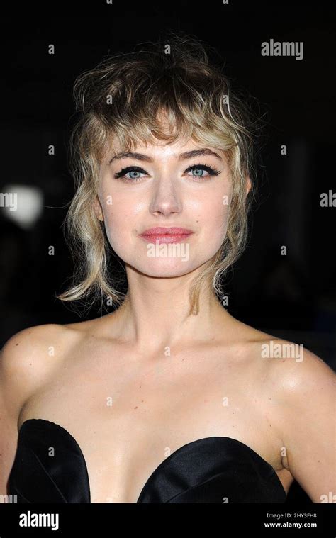 Imogen Poots At The Premiere For That Awkward Moment Held At Regal Cinemas Los Angeles Stock