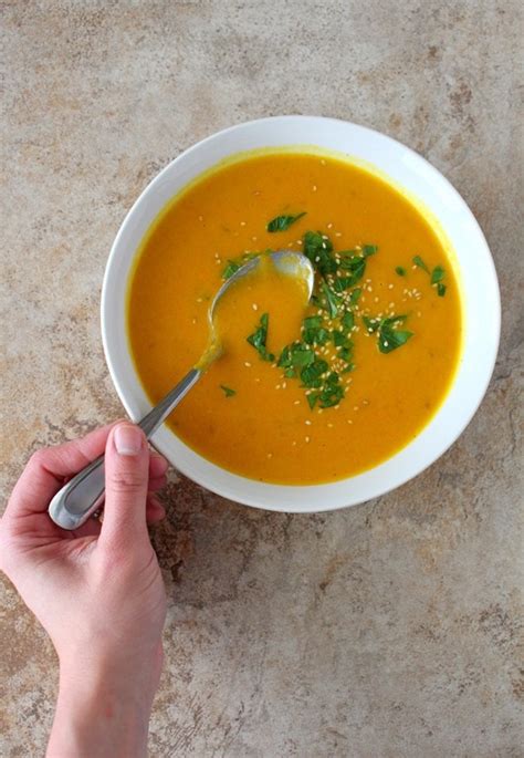 Coconut Curry Carrot And Apple Soup The Wheatless Kitchen