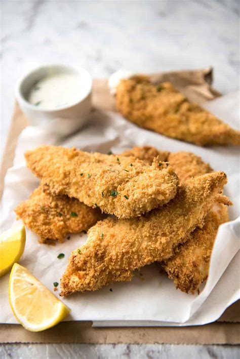 Truly Crispy Oven Baked Chicken Tenders Recipetin Eats