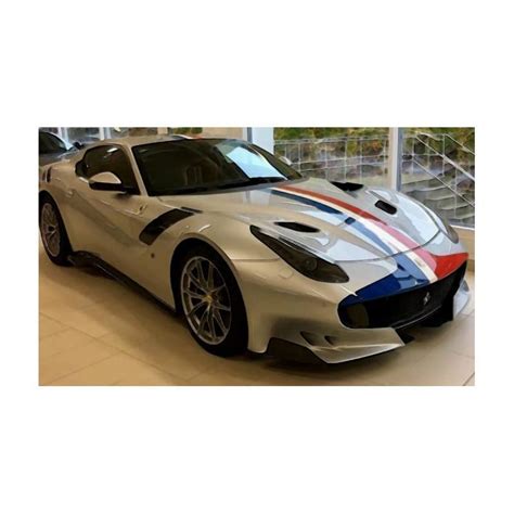 Ferrari F12 Tdf Argento Nurburgring With French Tricolore Livery