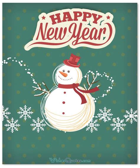 Cute Happy New Year Card Messages By Wishesquotes