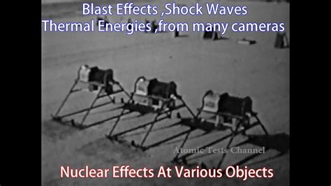 Nuclear Testing Effects And Shock Phenomenon To Various Objects EG&G