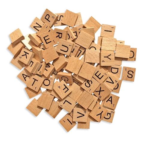 Wooden Scrabble Letters Tiles Alphabets Scrapbook Pieces For Etsy Uk
