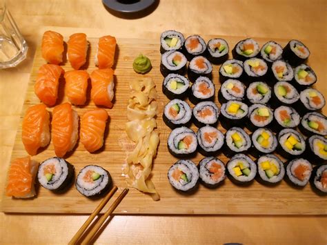 Homemade Sushi Plate Rfood