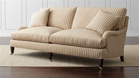 Search for text in self post contents. Essex Sofa with Casters Napa Stripe: Sand | Crate and Barrel
