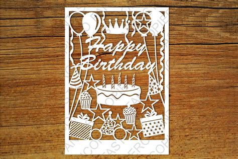 Cricut Birthday Card Template Free