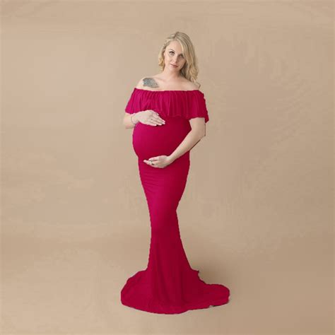 2017 Maternity Photography Props Maternity Gown Maternity Dress Fancy Shooting Photo Summer