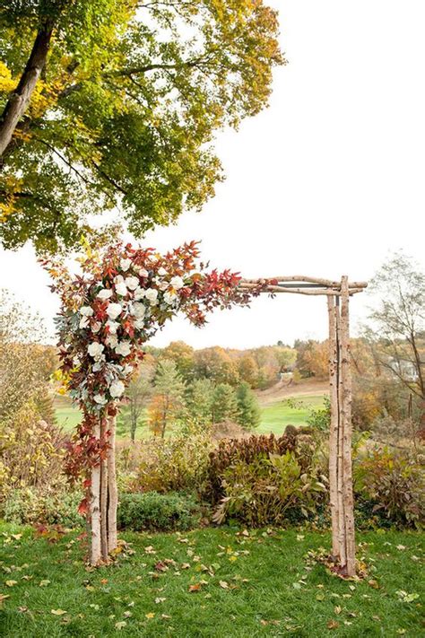 40 Outdoor Fall Wedding Arch And Altar Ideas Page 6 Hi Miss Puff