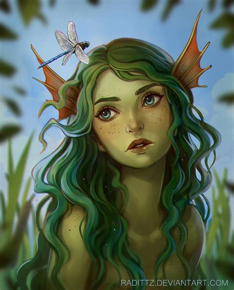 Water Nymph By Radittz On Deviantart Creature Art Mythical Creatures