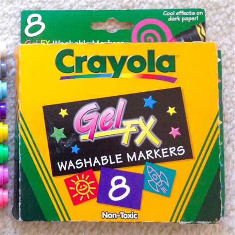 Crayola Gel Markers and Gel FX crayons: What's Inside the Box | Jenny's