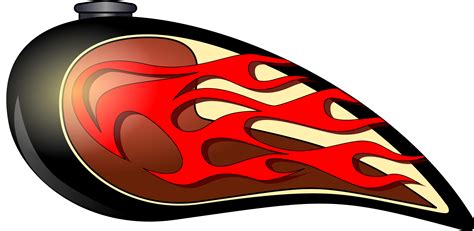 Flames Clipart Motorcycle Flames Motorcycle Transparent Free For