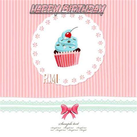 Happy Birthday Rimi Song With Cake Images