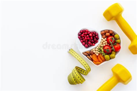 Healthy Lifestyle And Nutrition Eating Concept Food With Sports