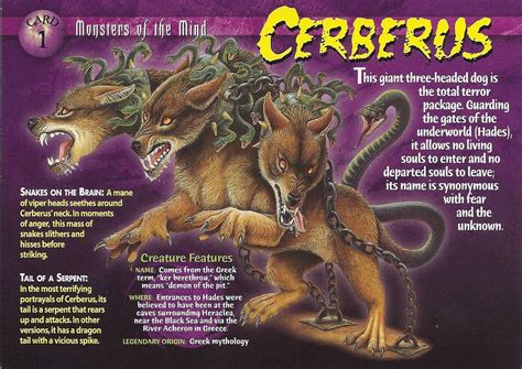 Cerberus Greek Mythological Creatures Mythological Creatures