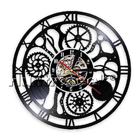 The Geeky Days Gears And Cogs Wall Clock Cogwheels Science