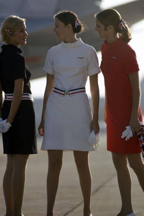 Flight Attendant Uniforms Through The Years Flight Attendant Uniform Fashion Flight Attendant