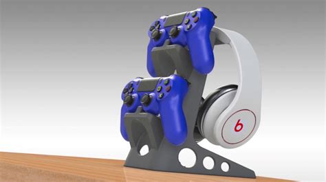 3d Printed Pro Gaming Headphone Stand Youtube