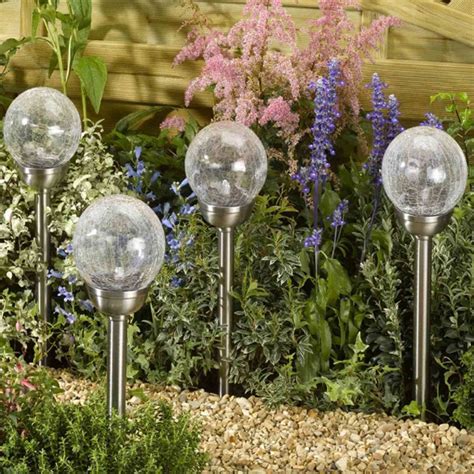 2 pack led solar string lights with 64 g40 bulbs (4 spare), 66 ft hanging outdoor led globe string light solar powered 4 modes waterproof for indoor bedroom patio garden porch wedding party christmas. Crystal Globe Solar Stake Lights - Majestic