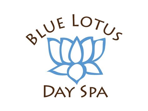 Blue Lotus Spa Logo Design Spa Logo Design Logo Design Portfolio Design