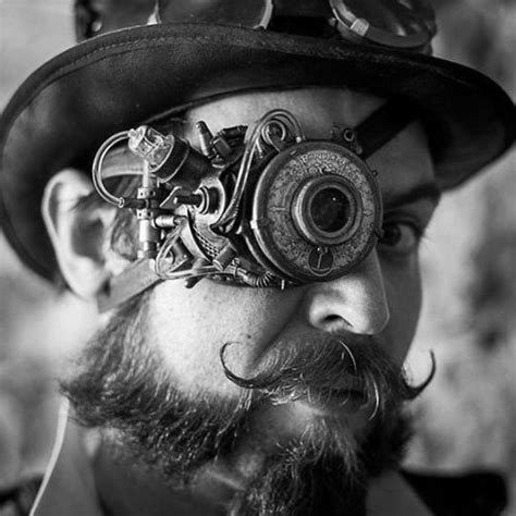 Martinjakoby Check The Moustache Steampunk Goggles Steampunk