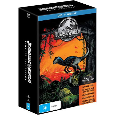 Jurassic World 5 Movie Collection Box Set Dvd Big W Action Adventure Movies Adventure
