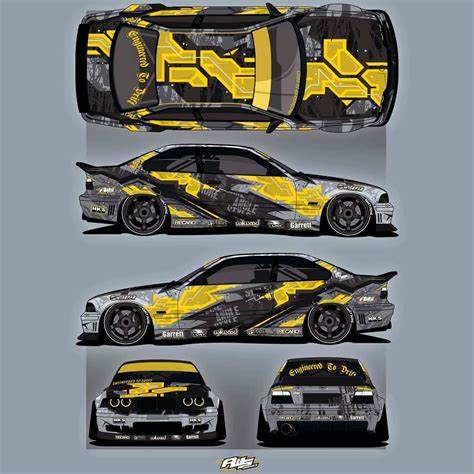 E36 Drift Car Livery Formula Drift Long Beach 2015 Royal Origin