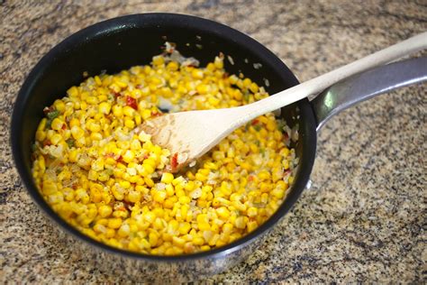 Mexican Style Corn With Peppers Recipe