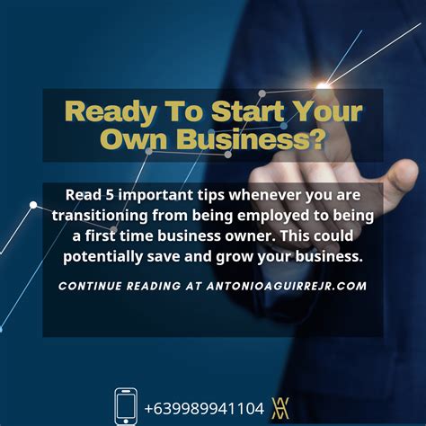 Ready To Start Your Own Business Antonio Aguirre Jr