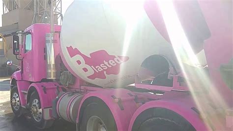 Pink Concrete Truck Melbourne Australia Youtube