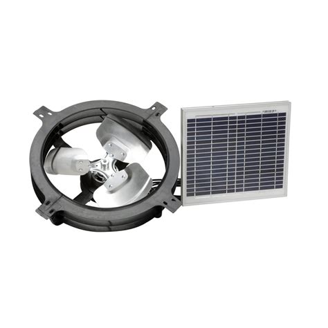 Air Vent 17875 In Dia Solar Gable Vent Fan At
