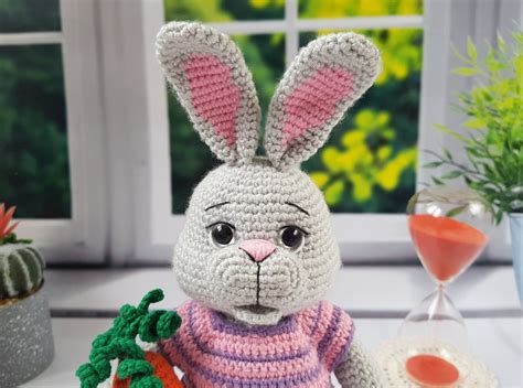 Crochet Bunny Pattern Easter Crochet Pattern Cute Rabbit Etsy