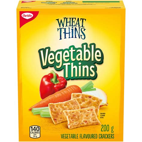 Wheat Thins Vegetable Thins Crackers 200 G Walmart Canada