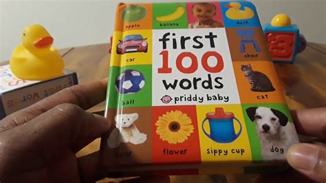 First 100 Words Board Book By Roger Priddy Youtube