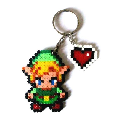 Link The Minish Cap Heart The Legend Of Zelda Sprites Keychain