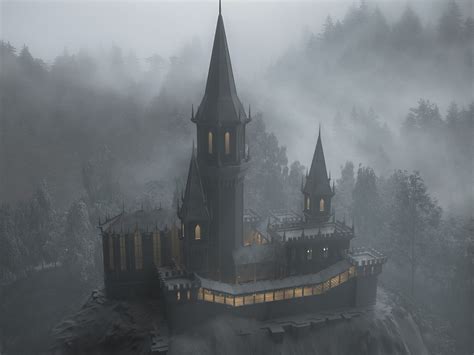 Artstation The Castle In The Fog