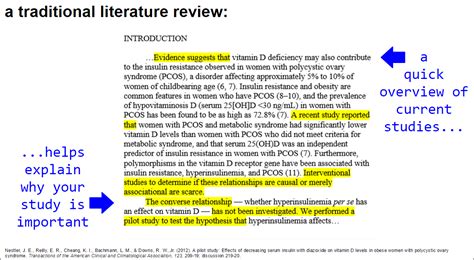 One need to inform the objective of the review in the initial paragraphs. What is a Literature Review? - How to Conduct a Literature ...