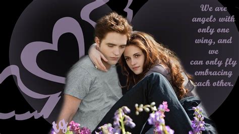 Edward Und Bella Angels Twilight Series Wallpaper 32287731 Fanpop