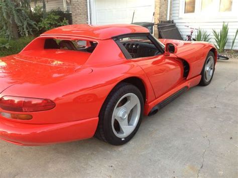 Sell Used 1995 Dodge Viper Rt10 Conv Low Reserve Hard Top Incl In